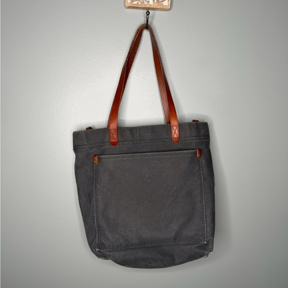 Madewell The Canvas Medium Transport Tote - Black Sea - Picture 3 of 13